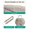 image:imageBAGSMART Small Gym Bag for Women 2 Set Travel Duffel Bags Camel  20L small gym bag cute duffle bag for travel lightweight carry on bag weekender overnight bag hospital bagCamel