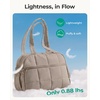 image:imageBAGSMART Small Gym Bag for Women 2 Set Travel Duffel Bags Camel  20L small gym bag cute duffle bag for travel lightweight carry on bag weekender overnight bag hospital bagCamel