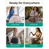 image:imageBAGSMART Small Gym Bag for Women 2 Set Travel Duffel Bags Camel  20L small gym bag cute duffle bag for travel lightweight carry on bag weekender overnight bag hospital bagNavy
