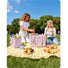 image:imageBAGSMART Beach Bag for Women Waterresistant Rubber Tote Bag Sandproof Vacation Essentials for Summer Swim Cruise PoolLight Pink