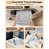 image:imageBAGSMART Travel Vacuum Bags for Suitcase amp Home 18 Pack with Wireless Pump  Cordless Pump TripleSeal LeakProof 18Pack 3 Sizes For Suitcase amp Home With Toiletry Shoe amp Laundry BagsGray