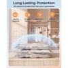image:imageBAGSMART Vacuum Seal Storage Bags for Clothing Travel 18 Pack Travel Essentials Bundle includes Laundry Bag amp Waterproof Shoe Bag amp TSA Approved Toiletry Bag Hand Pump IncludedPink