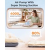 image:imageBAGSMART Vacuum Seal Storage Bags for Clothing Travel 18 Pack Travel Essentials Bundle includes Laundry Bag amp Waterproof Shoe Bag amp TSA Approved Toiletry Bag Hand Pump IncludedPink
