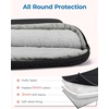 image:imageBAGSMART 156 Inch Laptop Sleeve with Pocket Puffy Laptop Case for Work  Quilted Laptop Bag for Women with Strap Portable M5 MacBook Pro 16 HP Dell Lenovo ASUS for CollegeBlack