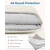image:imageBAGSMART 156 Inch Laptop Sleeve with Pocket Puffy Laptop Case for Work  Quilted Laptop Bag for Women with Strap Portable M5 MacBook Pro 16 HP Dell Lenovo ASUS for CollegeLight Beige