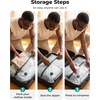 image:imageBAGSMART 2 Pack Travel Vacuum Storage Bags with Electric Pump Gray  Airtight Space Saver Compression Bags for Clothes Down Jackets amp Suitcases Heavy Duty Waterproof Material with Air ValveBlack