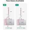 image:imageBAGSMART Laptop Sleeve 13314 Inch Puffer Slim Protective Case for Women  Laptop Bag Cover for Work Business Trip College Compatible with MacBook NeoPro HP DellBrown