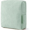 image:imageBAGSMART Small Corduroy Makeup Bag Cosmetic Pouch for Women with Pocket  For Purse Toiletry Pouch Soft Mini Cosmetics Bag Travel Essentials Cute Make Up Pouch with Slipin Pocket01Forest Green Mini