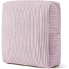 image:imageBAGSMART Small Corduroy Makeup Bag Cosmetic Pouch for Women with Pocket  For Purse Toiletry Pouch Soft Mini Cosmetics Bag Travel Essentials Cute Make Up Pouch with Slipin Pocket01Lavender Purple Mini