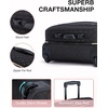 image:imageBAGSMART 173 Inch Rolling Laptop Bag for Women and Men Briefcase With Wheels Computer Case for Work Travel Business Quilted BlackQuilted Black