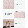 image:imageBAGSMART Travel Jewelry Organizer Tanglefree Necklaces CasePinkBeige