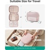 image:imageBAGSMART Travel Jewelry Organizer Tanglefree Necklaces CasePinkBeige