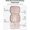 image:imageBAGSMART Travel Jewelry Organizer Tanglefree Necklaces CasePinkPink