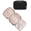image:imageBAGSMART Travel Jewelry Organizer Tanglefree Necklaces CasePinkBlack