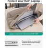 image:imageBAGSMART 2in1 Tote Bag for Women Puffy Trapezoid Work Travel HandbagCamel