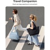 image:imageBAGSMART 2in1 Tote Bag for Women Puffy Trapezoid Work Travel HandbagChocolate