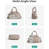 image:imageBAGSMART Crossbody Bags for Women Puffy Travel Purse Small Wallet HandbagsCrimson Purple