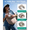 image:imageBAGSMART Puffer Crossbody Bags for Women with Pouch 2Piece Hobo PursesBlackberry