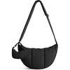 image:imageBAGSMART Puffer Crossbody Bags for Women with Pouch 2Piece Hobo PursesBlack