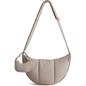 image:imageBAGSMART Puffer Crossbody Bags for Women with Pouch 2Piece Hobo PursesLatte Brown